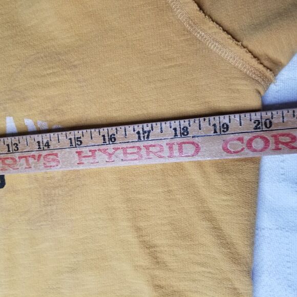 New Orleans Saints Yellow Hoodie Sweatshirt Women's Size Large Retro Sport - Picture 6 of 8